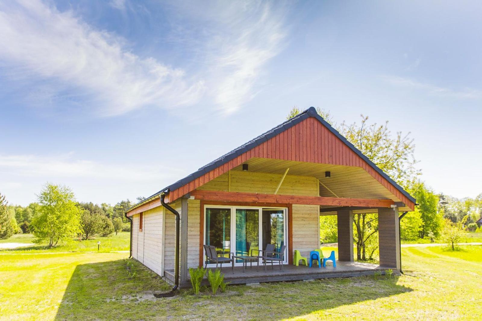 Villa Surf Domki Habenda Z Sauna Ogrodowa à Sarbsk Extérieur photo